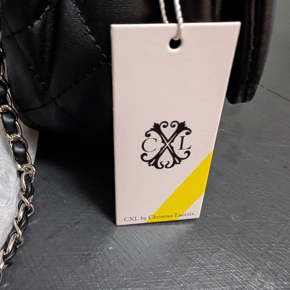 Christian Lacroix Black Quilted Mini Bag - Picture 5 of 7